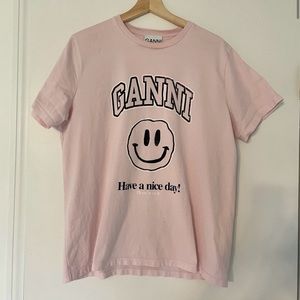 GANNI Smiley Tshirt